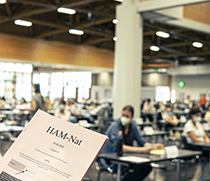 HAM-Nat-Test 2021 in den Messehallen Magdeburg 
